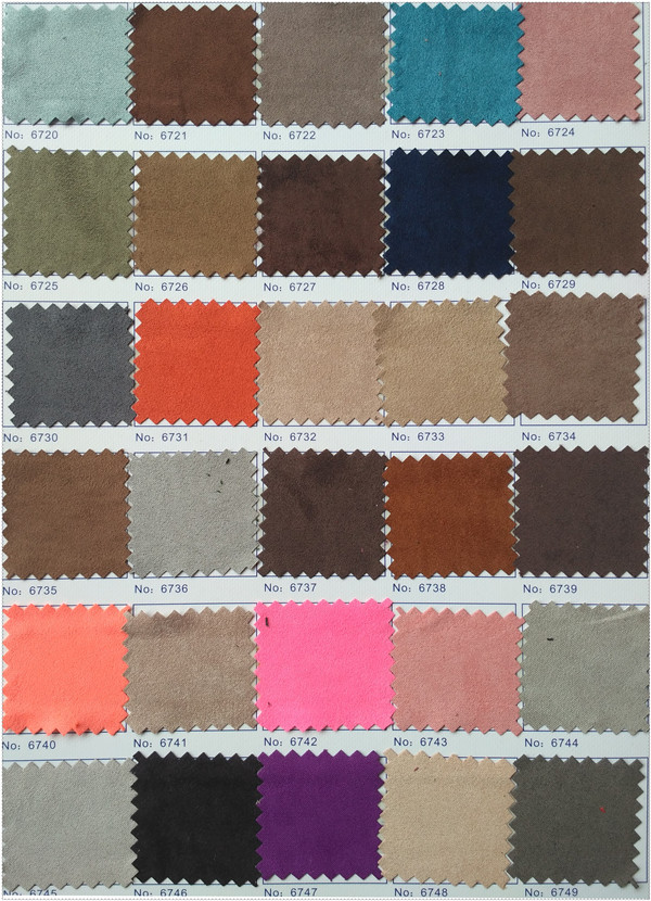 Polyester Suede Fabric Stock Lots